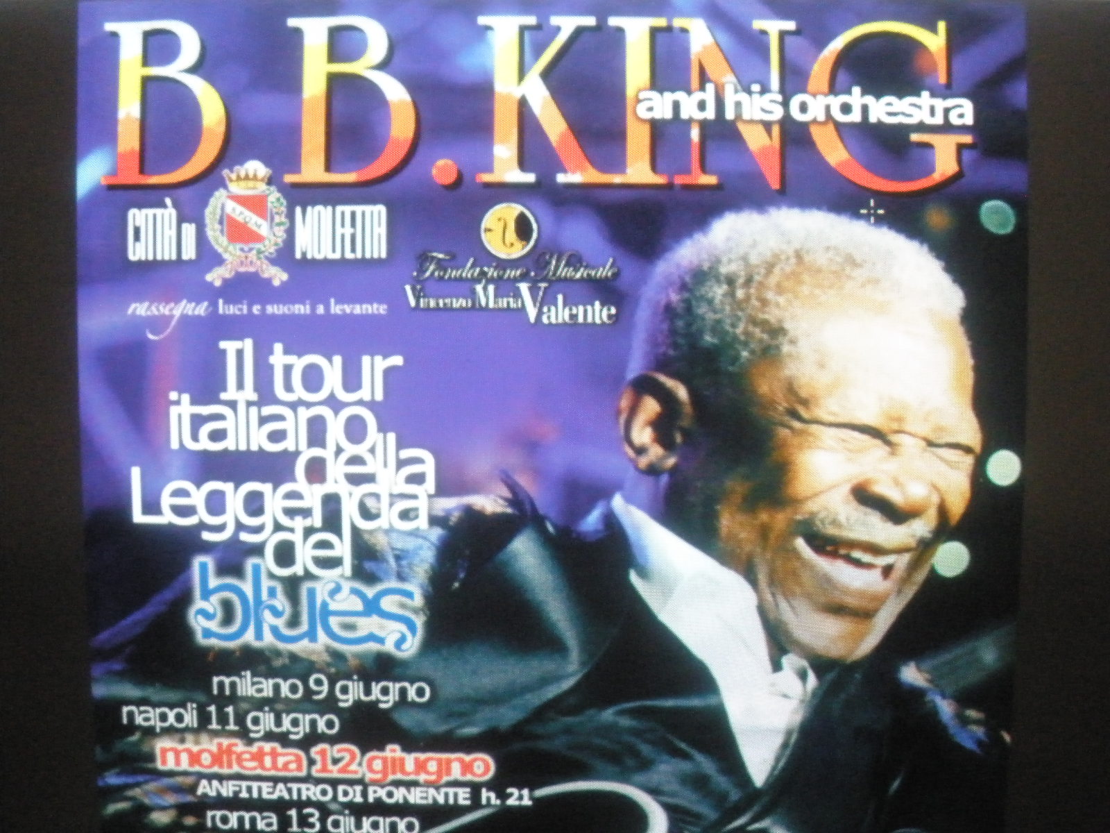 B.B.King, a Molfetta, fa  il tutto esaurito 